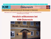 Tablet Screenshot of kim-bewegung.at